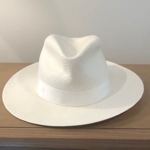 Rag and bone white hat.